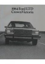 1988 Ford Sales Brochure Taurus LTD Crown Victoria Mustang Thunderbird Escort
