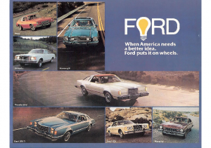 Prospekt brochure 1979 Ford Wagons LTD  Fairmont  Pinto  Club Wagon USA 