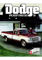 1979 Dodge Truck Original Dealer Color Brochure 