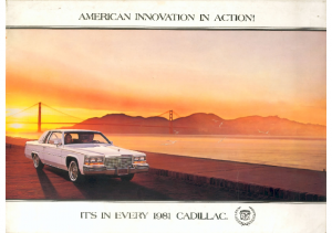 Original 1980 Cadillac Full Line Sales Brochure 80 Eldorado Fleetwood 