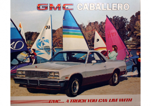 1985 GMC 16-page Car Brochure Catalog  Truck Sierra Suburban Jimmy Van Caballero 