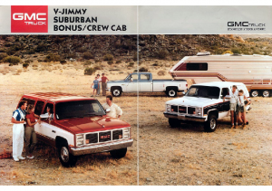 1984 GMC S-15 Jimmy Sales Brochure Book 