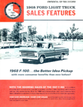 1963 Ford Truck F-100 Econoline Falcon Ranchero Tandem Truck NOS Sales Brochure